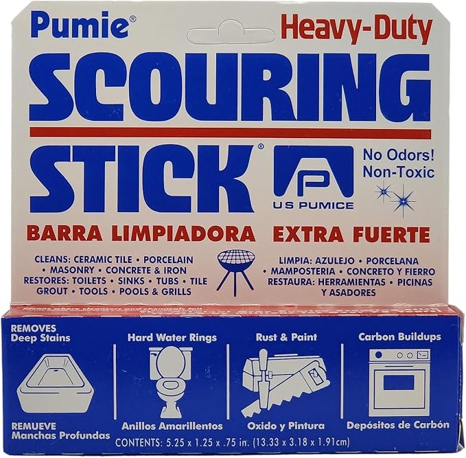 PUMIE 3 Pack Scouring Stick, Toilet Bowl Ring Remover, Heavy Duty Extra Strong - Image 3