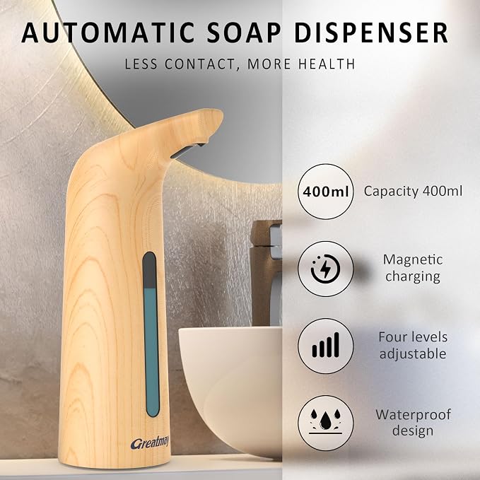 Convenient Automatic Soap Dispenser, 4 Adjustable Levels Touchless Hand - Image 2