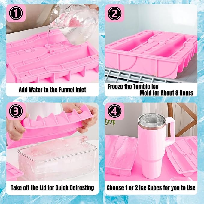 Ice Cube Tray for Tumbler, Ice Drink, Compatible - Image 5