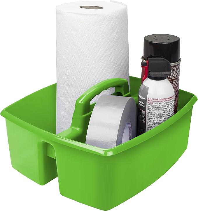 Storex 3-Compartment Small Caddy – Multipurpose Classroom Organizer - Image 8