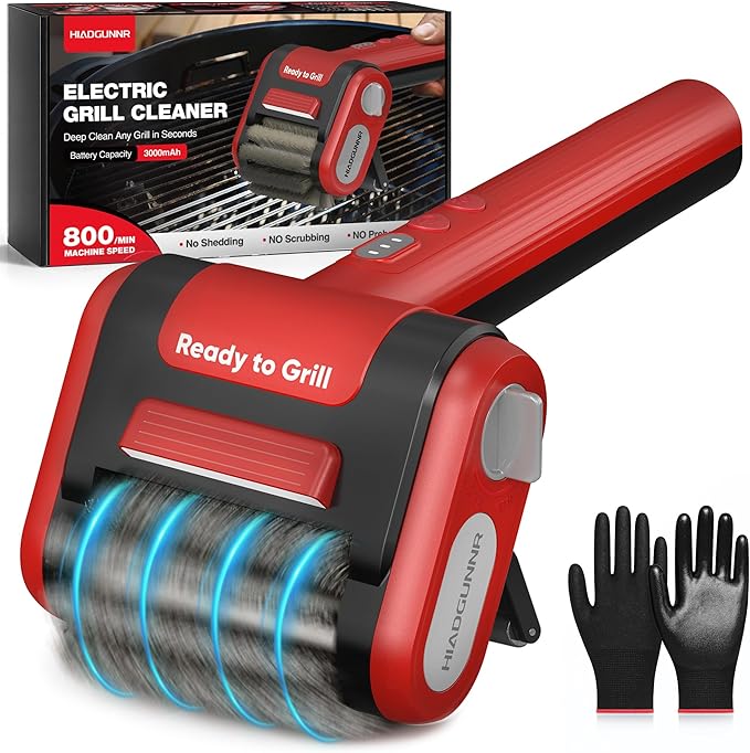 Electric Grill Brush, Grill Cleaner by HIADGUNNR