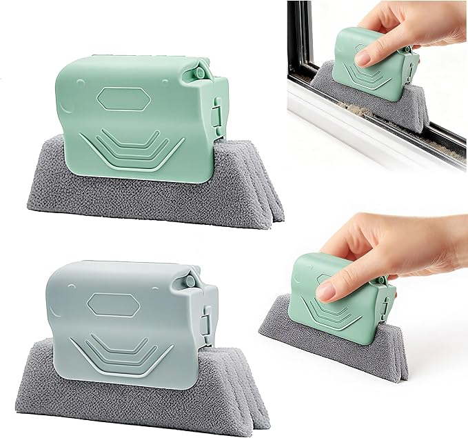 2026 New Magic Window Track Cleaner, Window Groove Cleaning Brush Tools Set by Yeeoak