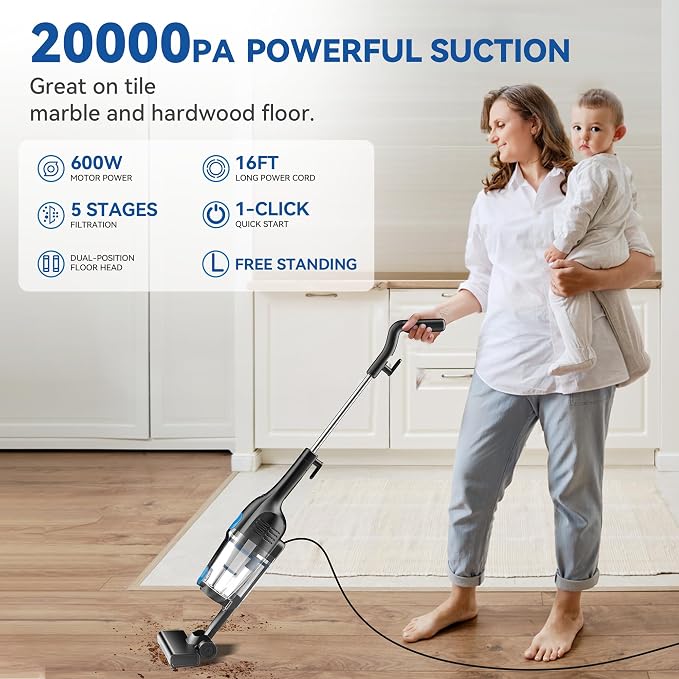 Vazone R6X Corded Stick Vacuum Cleaners - Image 2
