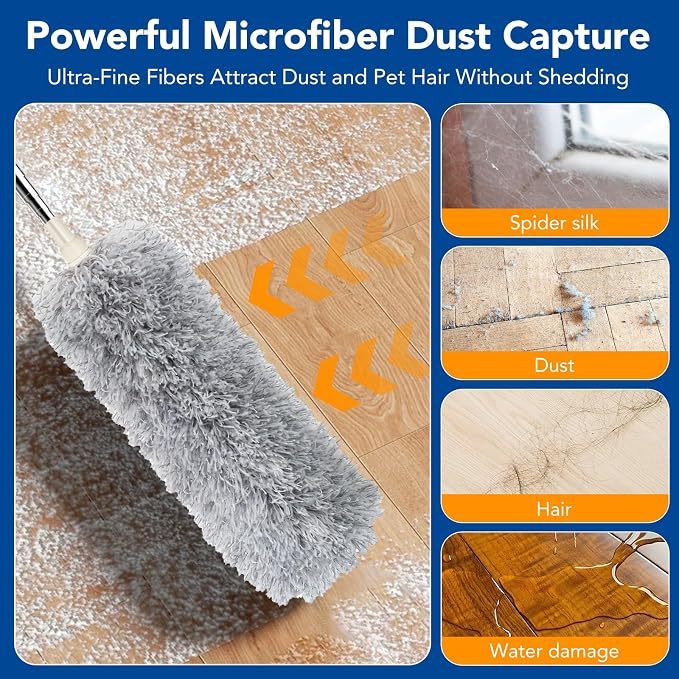 Azun Dusters for Cleaning, Ceiling Fan Cleaner Duster - Image 4