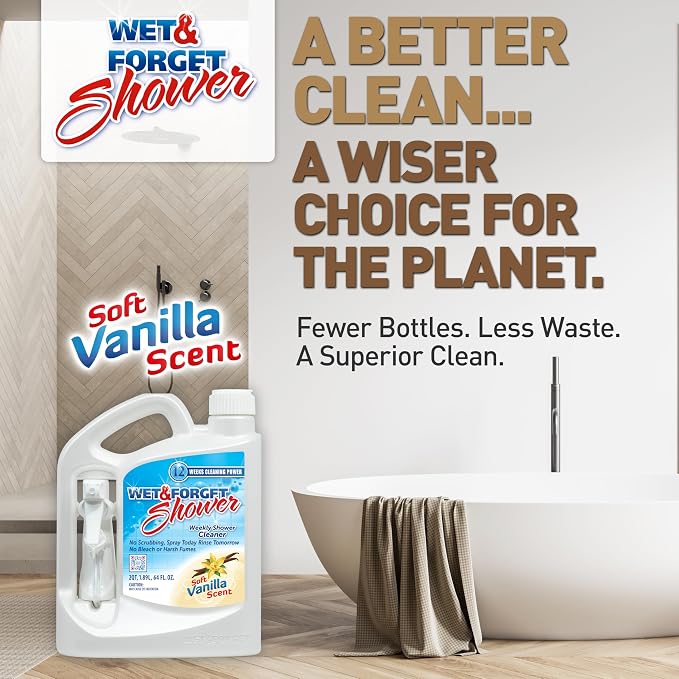 Wet & Forget Shower Cleaner Weekly Application Requires No Scrubbing, - Image 8