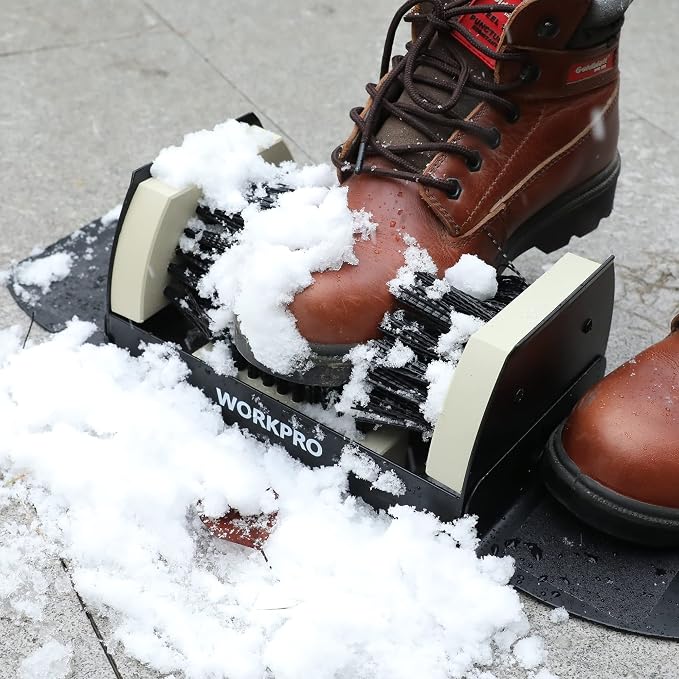 WORKPRO Boot Brush Scraper Outdoor, Shoe Cleaner Brush, Boot Scrubber - Image 7