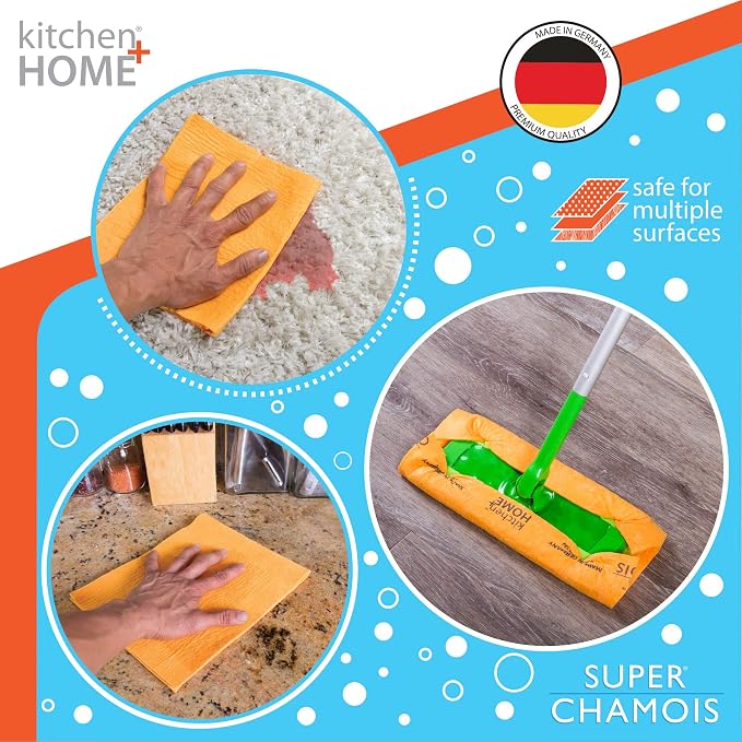 Super Chamois - Super Absorbent Shammy Cleaning Cloth Value 6 Pack - Holds 10x - Image 3