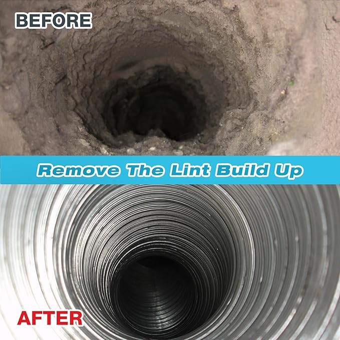Sealegend 50 Feet Dryer Vent Cleaner Kit/Lint Remover/Fireplace Chimney - Image 7