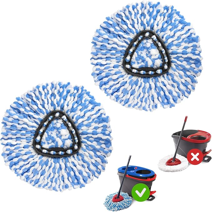 Spin Mop Replace Head for O Ceda Spinning EasyWring Rinse Clean Mop Refill by MXZONE