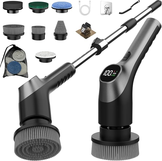 Electric Spin Scrubber, Shower Scrubber by Vicmayun