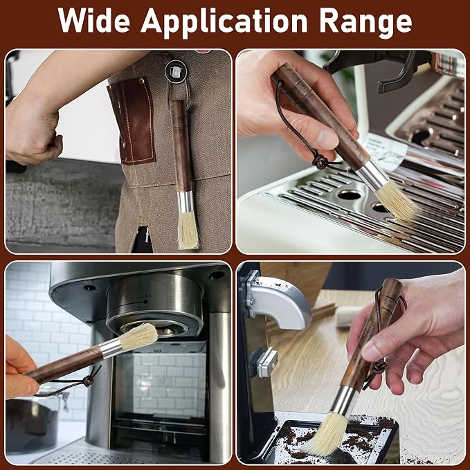 7PCS Coffee Grinder Cleaning Brush Set, Espresso Machine Cleaning Kit - Image 5