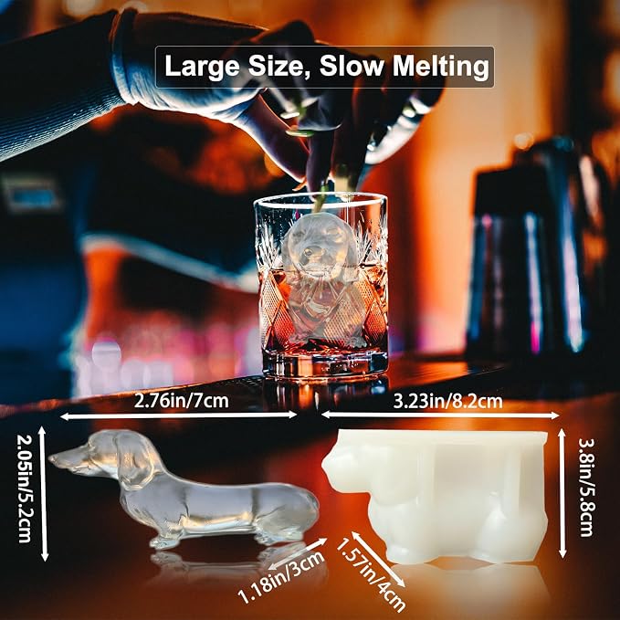 3D Dachshund Ice Cube Tray Molds Silicone - Image 5
