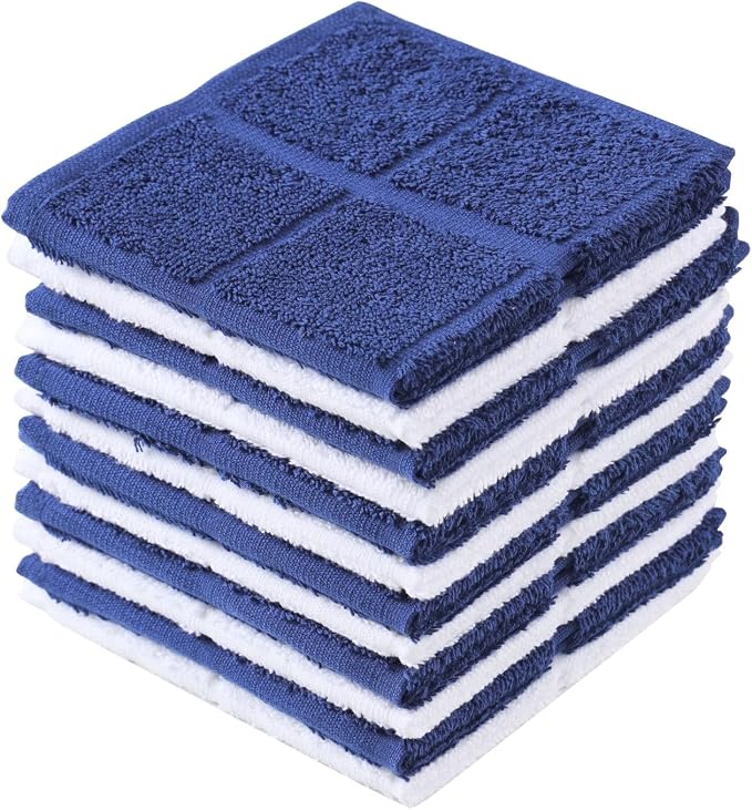 Glynniss Dishcloths Kitchen Highly Absorbent Dish Rags 100% Cotton Dish Cloths by Glynniss