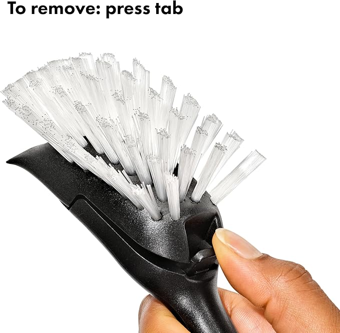 OXO Steel Dish Brush with Replaceable Head - Image 4