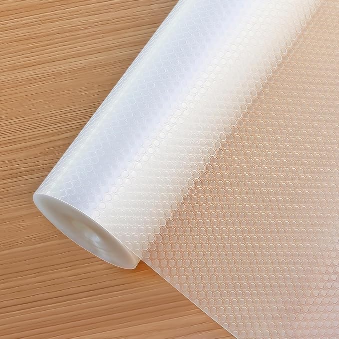 Shelf Liners 20 in x 20 ft EVA Drawer Mats, Non-Adhesive Cupboard Protector by Hersvin