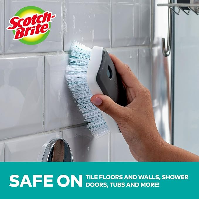 Scotch-Brite Deep Clean Brush, For Tile Floors and Walls, Shower Doors - Image 3