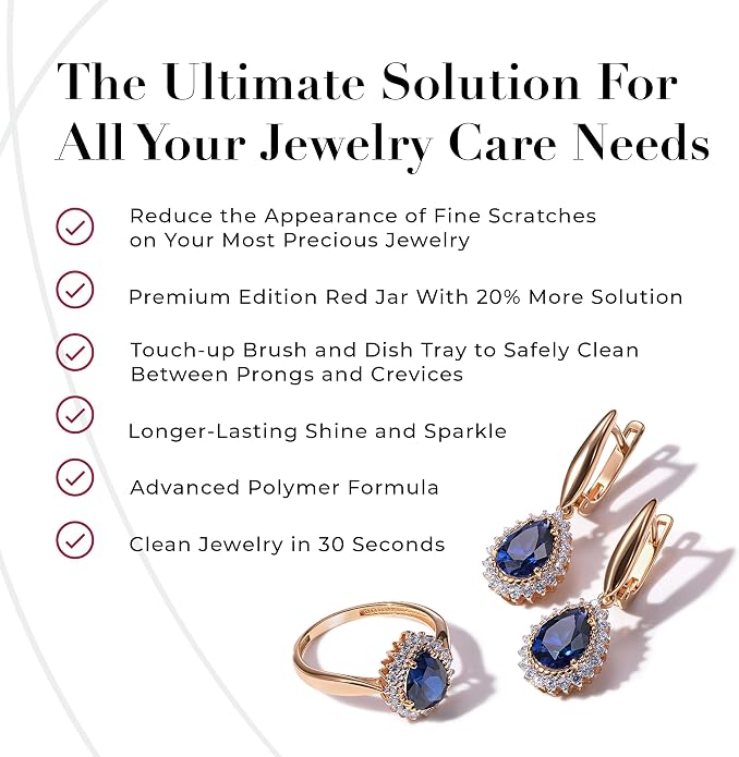 CONNOISSEURS Premium Edition Jewelry Cleaner, Value Size 9.6oz - Image 3