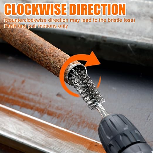 MAXAMN Wire Brush for Drill 18-Pack, Wire Brushes for Cleaning Rust Tube - Image 3