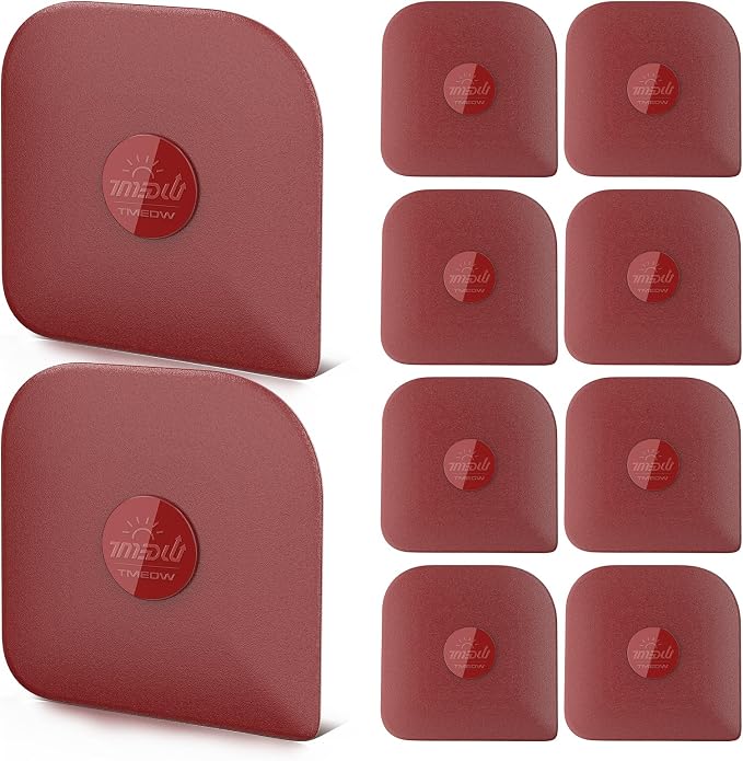 Pan Scraper, Pan Scraper Plastic, Food Safe, High Heat Resistant-Red by TMEDW