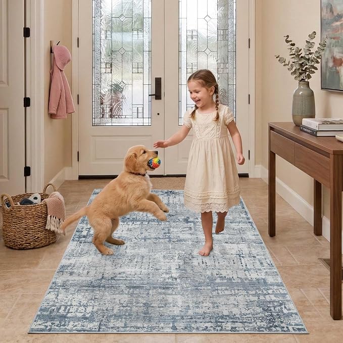 3x5 Washable Entryway Rug, Non Slip Boho Runner Rugs - Image 2