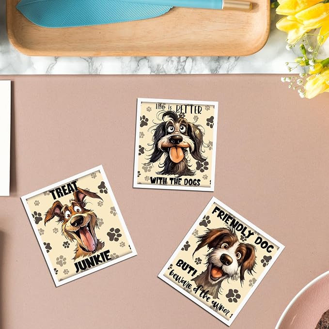 Funny Dog Swedish Dishcloths for Kitchen, 6 Pack Absorbent Swedish Dish Cloths - Image 5