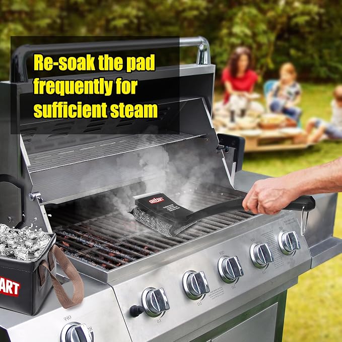 GRILLART SteamWizards Grill Brush Bristle Free, Safe BBQ Grill Brush - Image 5