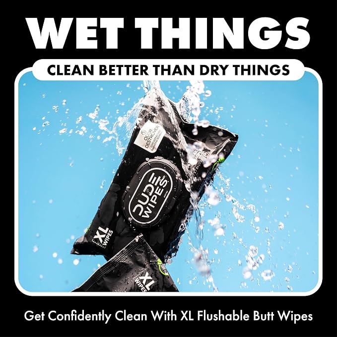 DUDE Wipes - Flushable Wipes for Adults - 6 Pack - Image 5