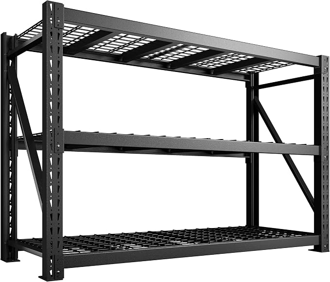 Bepatio 7050LBS Garage Shelving Heavy Duty 67.6W Storage Shelves Adjustable - Image 9