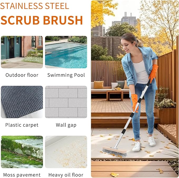 Stainless Steel Wire Scrub Brush - Image 6