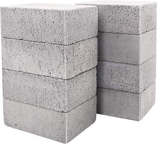 8 Pack Grill Brick & Griddle Stone Cleaning Block, Pumice Stone by Hatoku