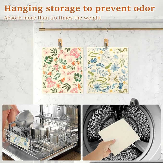 Swedish Dishcloths for Kitchen Dish Towels - Image 5