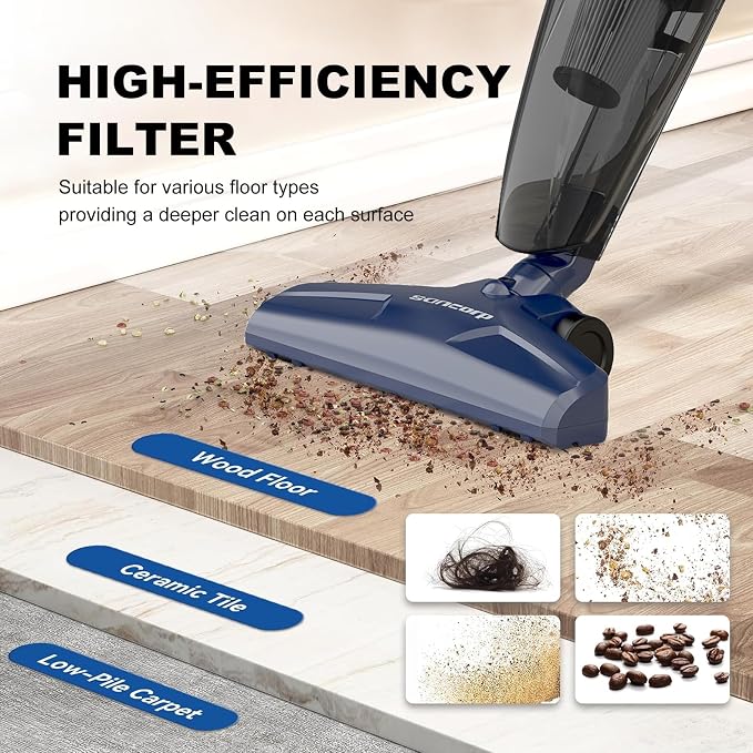Corded Stick Vacuum for Pet Hair & Hard Floors - Image 4