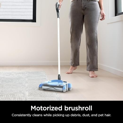 Shark Rechargeable Floor Sweeper, Motorized Brushroll, Compact Swivel Design - Image 2