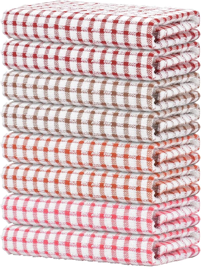 Nialnant 8 Pack Kitchen Towels, Dish Towels by Nialnant