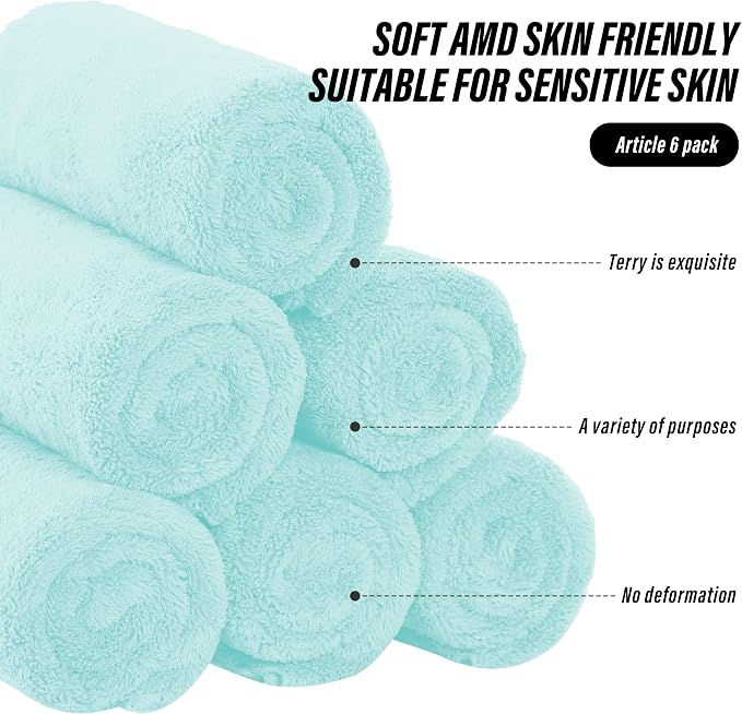 MOONQUEEN 6 Pack Premium Hand Towels - Image 7