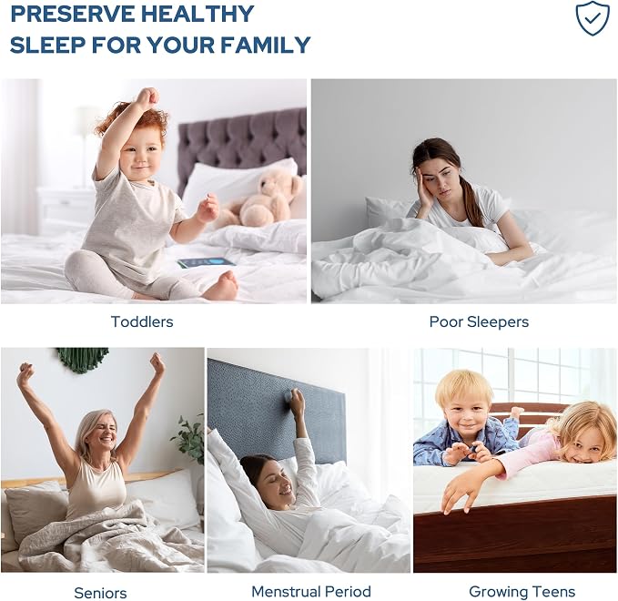 BEDLORE Waterproof Mattress Protector, Twin Size Mattress Pad - Image 7