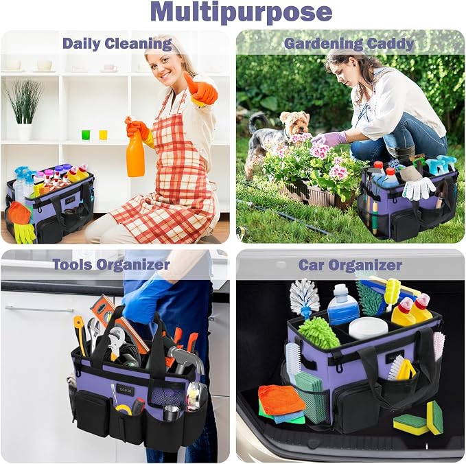 Wearable Cleaning Caddy Bag, Cleaning Supply Tote - Image 3