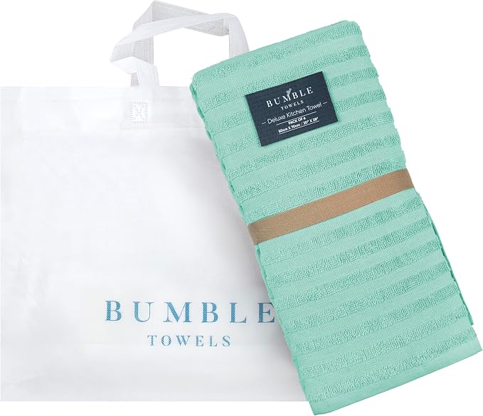 Premium Kitchen Towels | Large Cotton Dish Towels 400 GSM | Highly Absorbent - Image 4