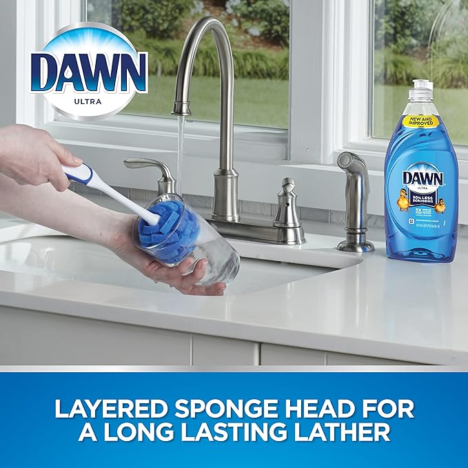 Dawn Ultra Puff Glassware and Dish Cleaning Brush - Image 3