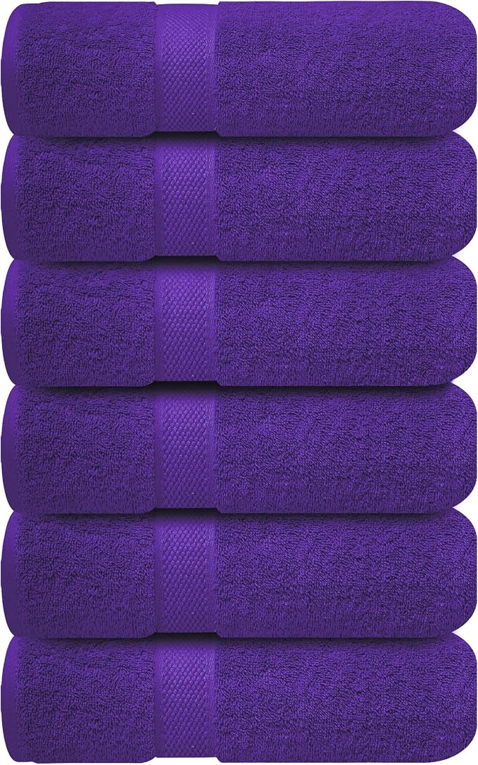 Infinitee Xclusives Purple Hand Towels - Image 8