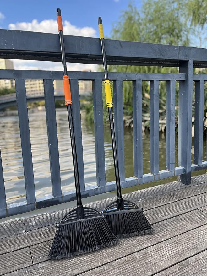 Four-Section Rod Long-Handled Broom, Heavy-Duty Broom, Angle Broom - Image 6
