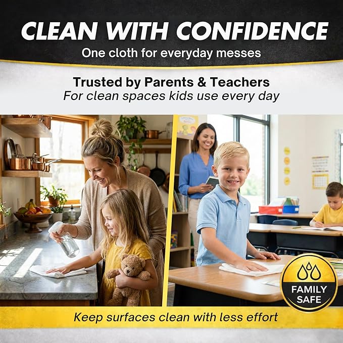 Microfiber Magic Streak Free Cleaning Cloth 3 Pack Clean Any Surface - Image 7