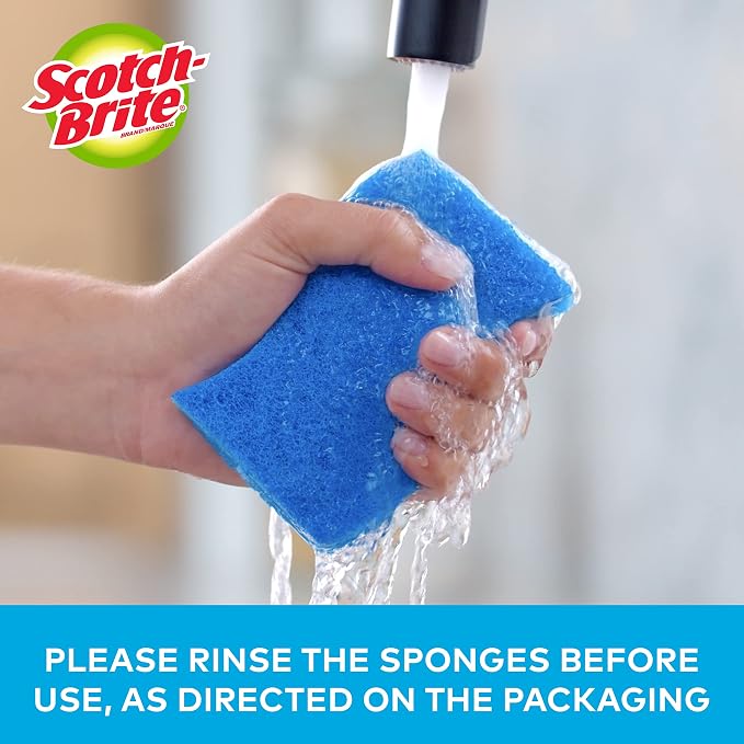 Scotch-Brite No Scratch Scrub Sponges, 4-1/2 x 2-1/2 x 7/10 in - Image 5