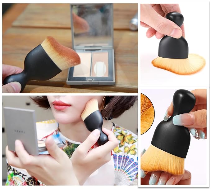 Nail Dust Brush for Acrylic Nails, 2 Pack, Soft Bristles, Ergonomic Handle - Image 6