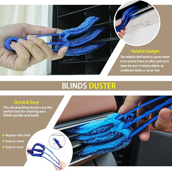 4 Piece AC Cleaning Tool Kit, Includes 1 Dual-Sided Condenser Evaporator Coil - Image 6