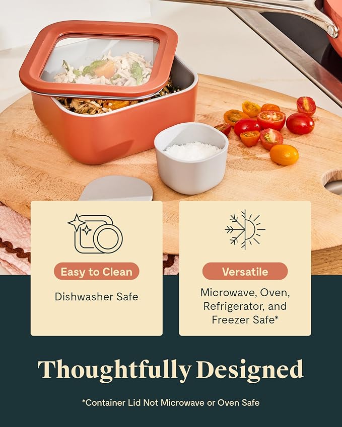 Caraway 2pc Glass Food Storage Set - Image 4