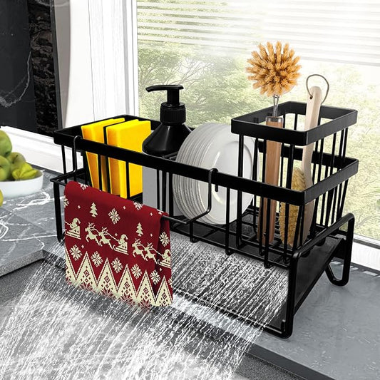 Sponge Holder for Kitchen Sink Caddy，Sink Caddy Organizer by Unknown