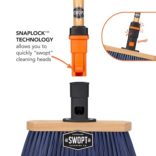 SWOPT Premium Multi-Surface Angle Broom Cleaning Head — Indoor and Outdoor - Image 10