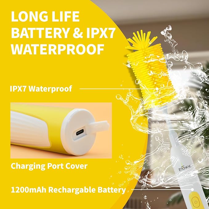 Electric Bottle Brush Cleaner New Upgrade, Portable Electric Baby Bottle Brush - Image 6