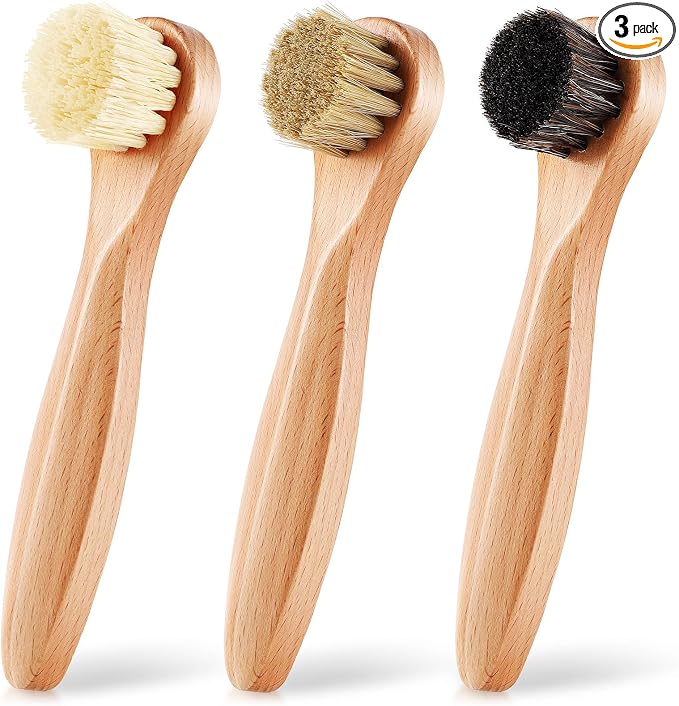 3 Pcs Wooden Laundry Stain Brush Stain Remover Dauber Brushes by ZJoey
